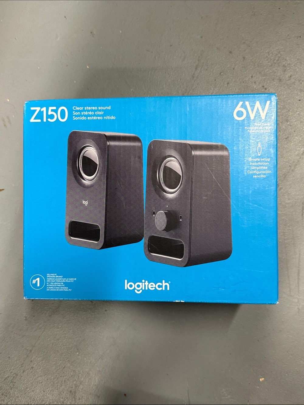 Logitech Z150 Stereo PC Speakers - Black New Sealed